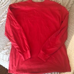 NEVER WORN TNA Red Long Sleeve Tee